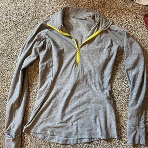 Grey lululemon quarter zip